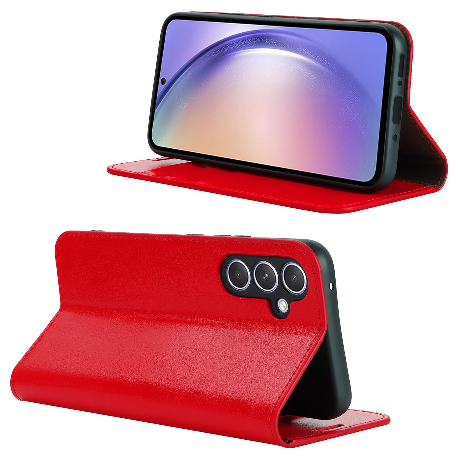 Amazon.co.jp: A54 5g galaxy ケース 手帳型 【 マグネット無し 】 耐